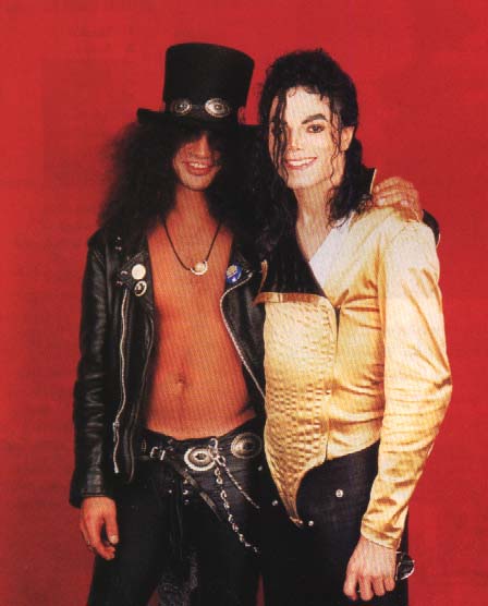 micheal jackson and slash